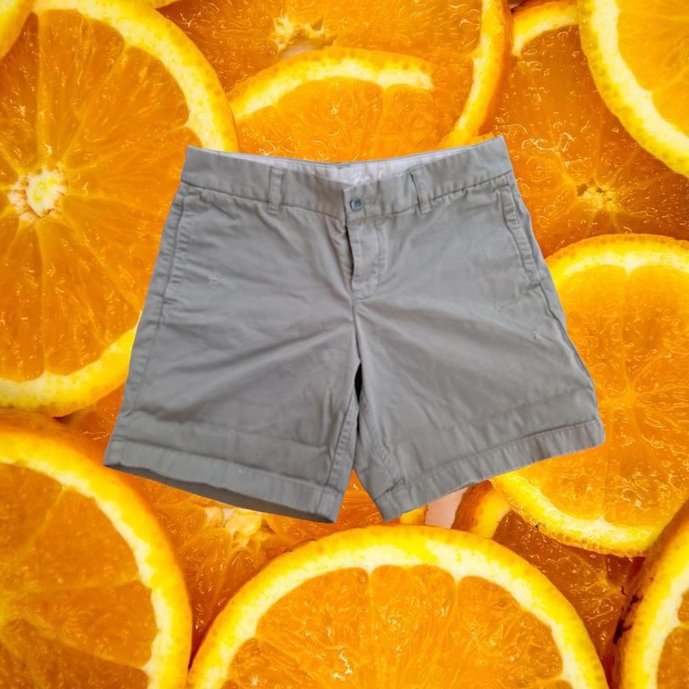 J. Crew Tan Chino Short Shorts 100% Cotton Size‎ 6